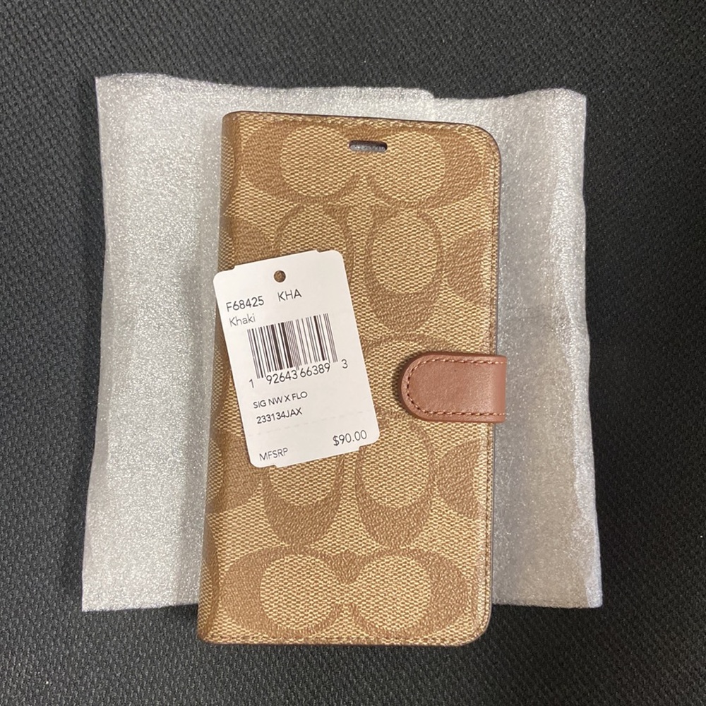 Coach Cell Phone Folio